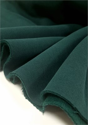 Футер 3нитка начёс с велюр-эффектом ЗЕЛЕНЬ 10358