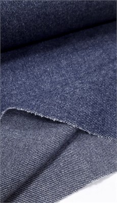 Твил шерстяной СИНИЙ 10384