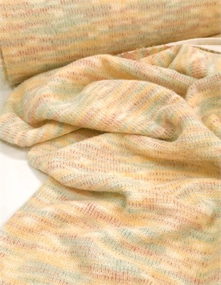 Вязанный трикотаж на подложке ДЫНЯ 10477