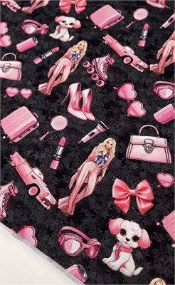 Кулир КУКЛЫ НА ЧЁРНОМ 10517