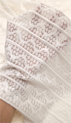 КРУЖЕВО ЭЛАСТИЧНОЕ ПУШИСТОЕ МОЛОКО 10053