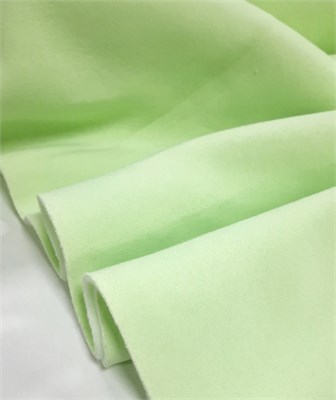 Футер 3нитка начёс с велюр-эффектом MILK GREEN 10058