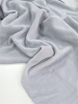 Велюр хлопковый СЕРЫЙ СВЕТЛЫЙ 10612