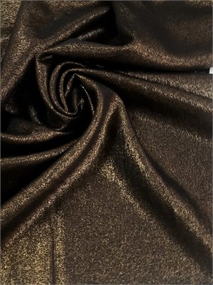 Вискоза с напылением золото на черном 10713