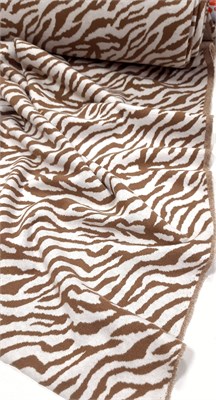 ТРИКОТАЖ ЗЕБРА БЕЖ 10097