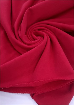 ФУТЕР ДВУНИТКА С ВЕЛЮР-ЭФФЕКТОМ КРАСНЫЙ 10127