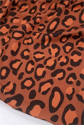 Футер двунитка ЛЕОПАРД на тёмном 10155