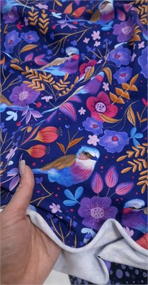 Футер двунитка РАЙСКИЕ ПТИЦЫ 10157