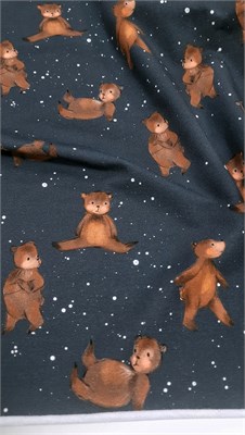 Футер двунитка МИШКИ 10169