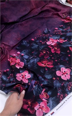 Кулир ЦВЕТЫ НА ТЁМНОМ 10172