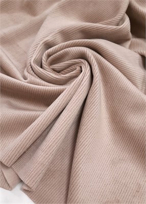 Вельвет на велюре БЕЖЕВЫЙ 10185