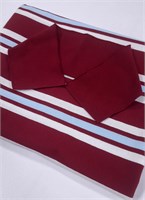 Пике ПОЛОСА КРАСНЫЙ+ГОЛУБОЙ +МОЛОКО 10564