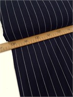 Варёный хлопок полоса на синем 10650