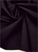 Замша на трикотаже ЧЁРНАЯ 10681