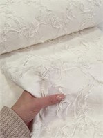 Хлопок лён ЦВЕТОК ЛОТОСА молоко 10682