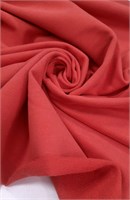 ФУТЕР ДВУНИТКА С ВЕЛЮР-ЭФФЕКТОМ ВИНТАЖНЫЙ КРАСНЫЙ 10130