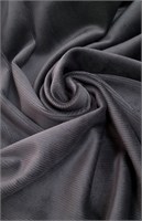 Вельвет на велюре СЕРЫЙ 10184