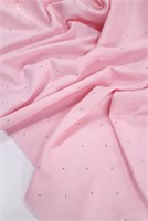 Трикотаж со стразами РОЗОВЫЙ 10227