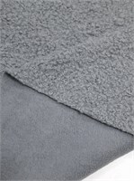 Барашек на флисе СЕРЫЙ 10237