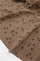 Вельвет бежевый ЦВЕТОЧКИ 10248