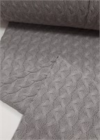 Вязанный трикотаж КОСИЧКА СЕРЫЙ 10251